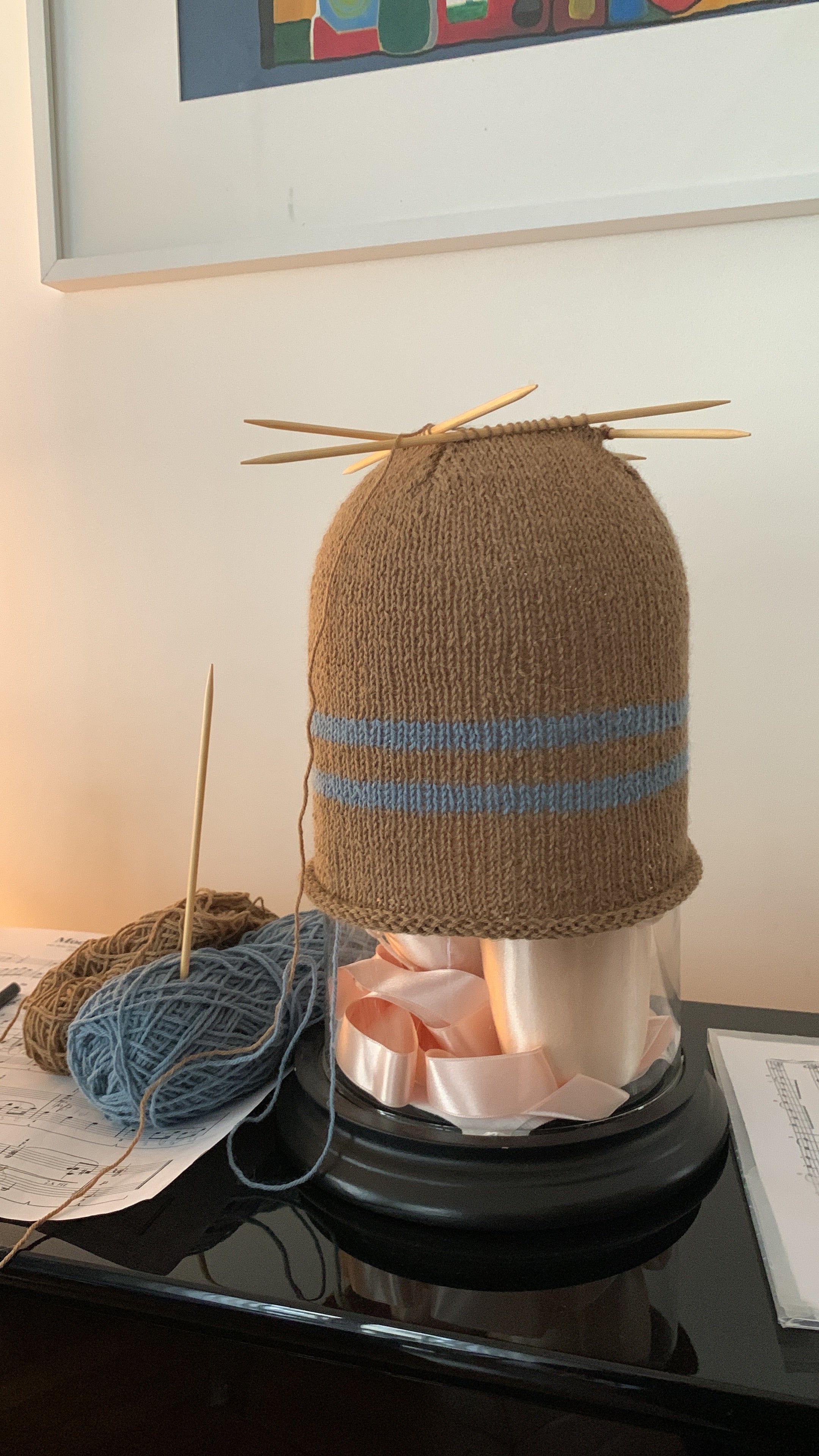 Bonnet bicolore taille Large