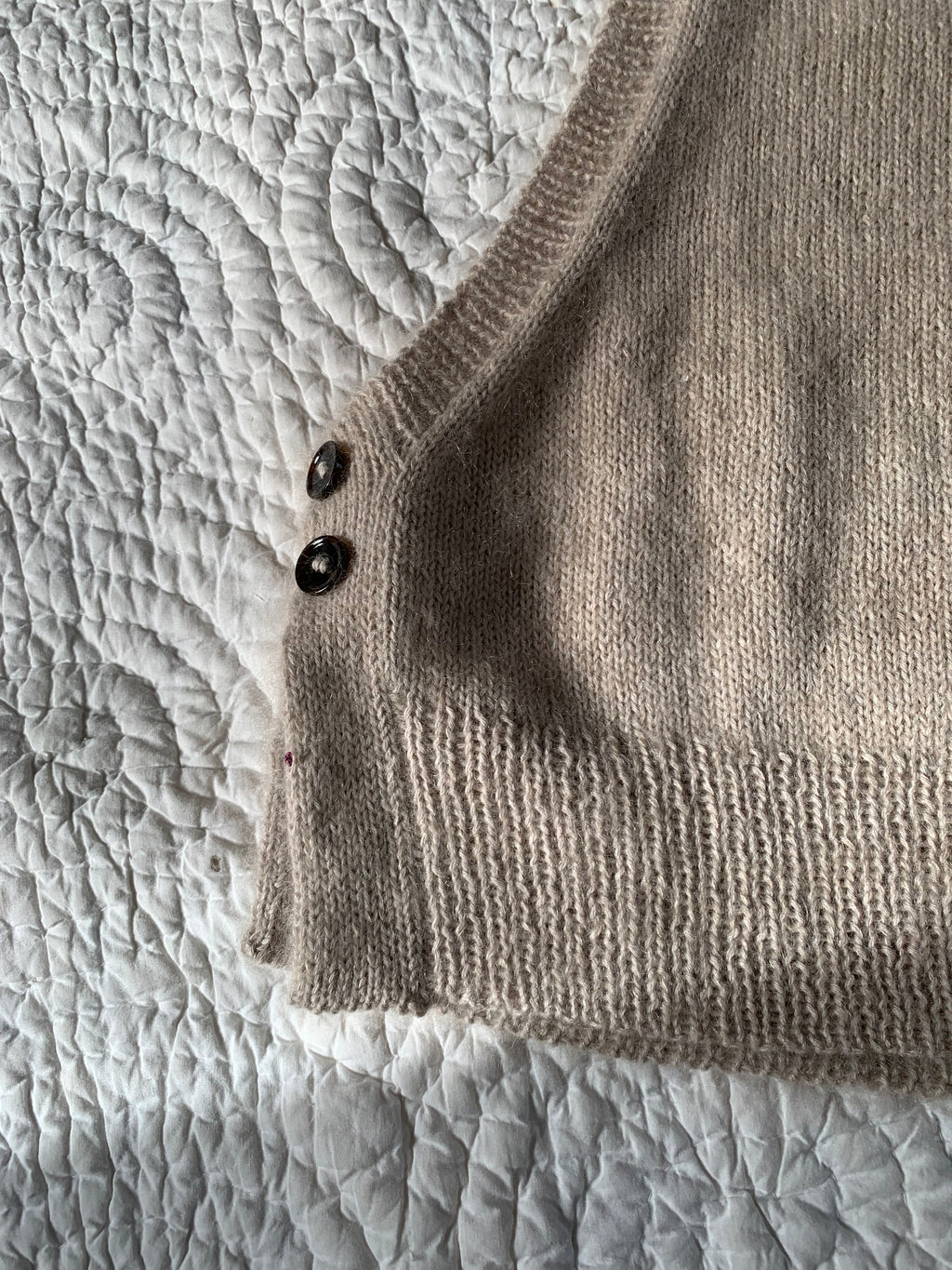 LULU Slipover. Gilet sans manches en Mohair.