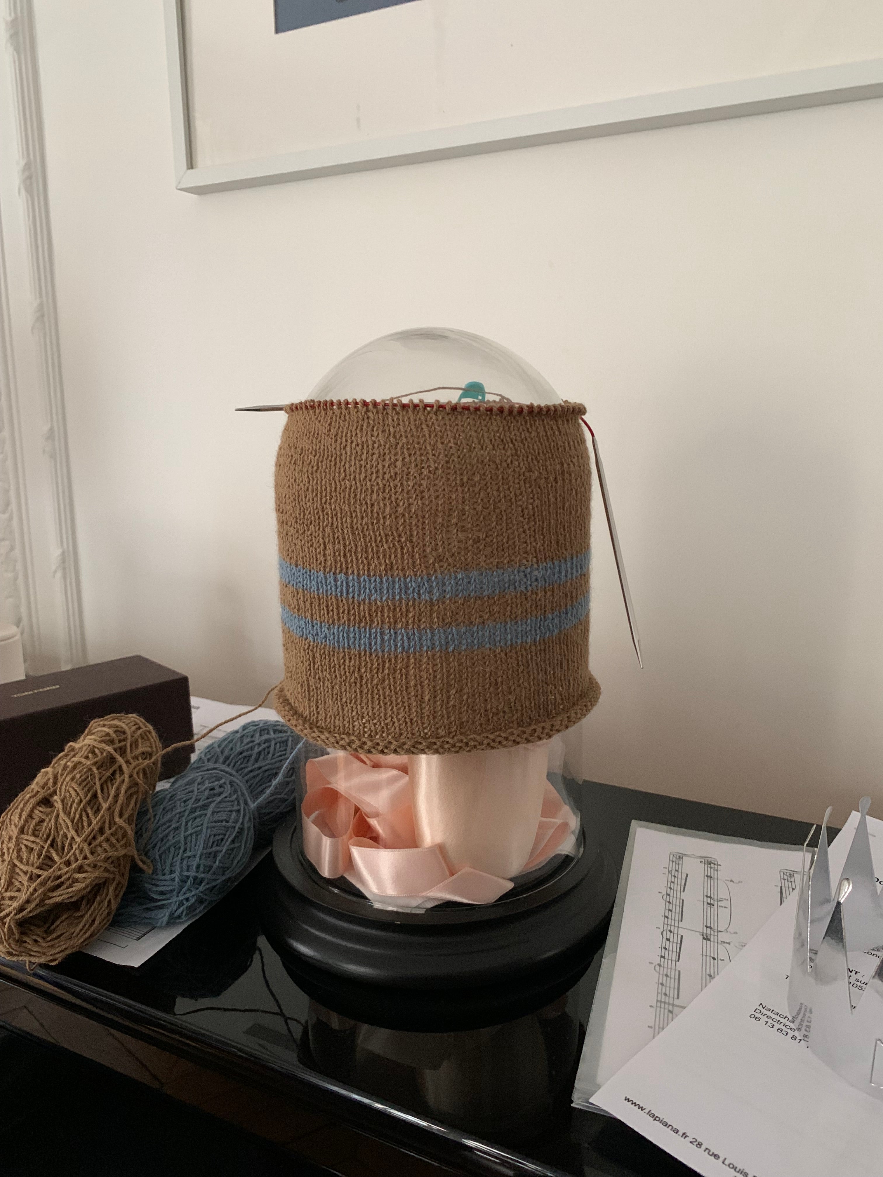 Bonnet bicolore taille Large