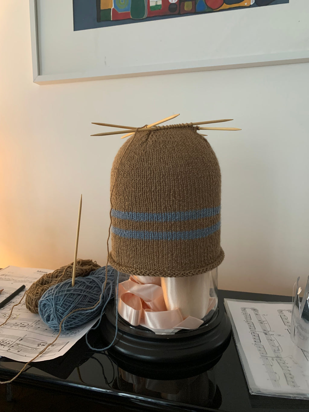 Bonnet bicolore taille Large