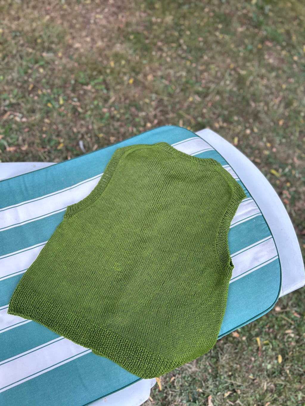 Débardeur maggie vert en Coton Naturel