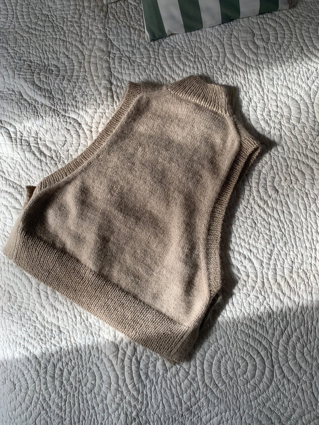 LULU Slipover. Gilet sans manches en Mohair.