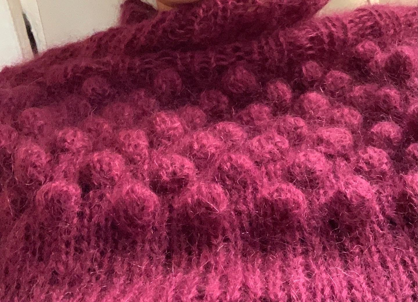 Mental bobbles pull mohair et soie