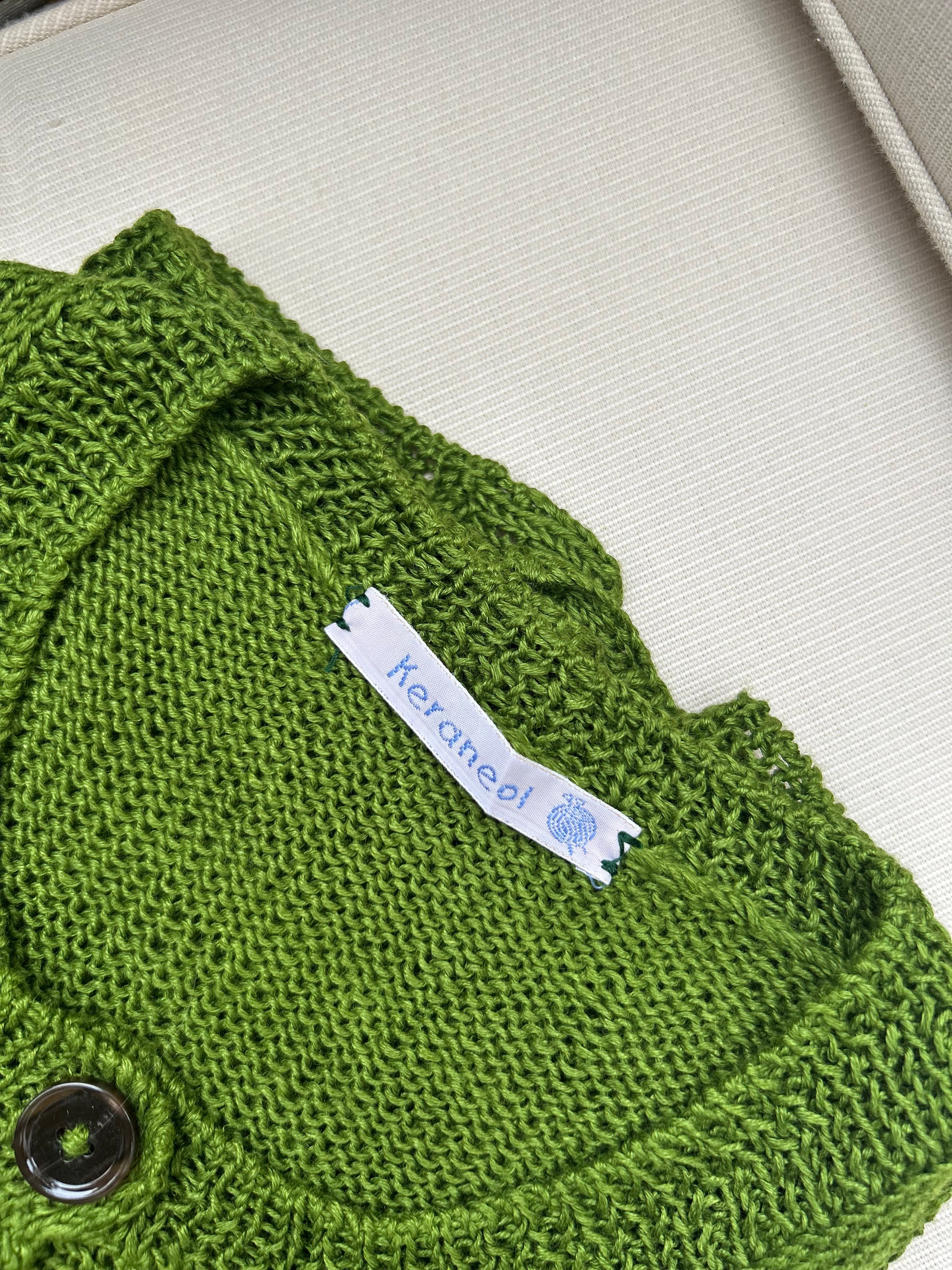 Débardeur maggie vert en Coton Naturel