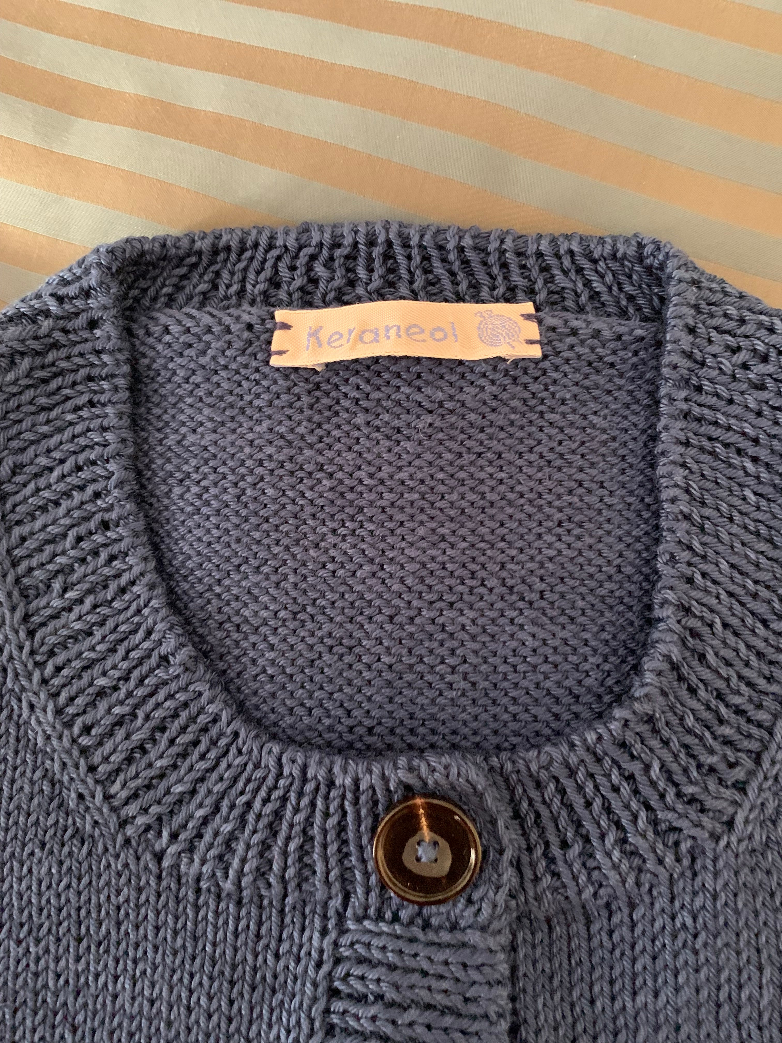 Débardeur maggie bleu en Coton Naturel