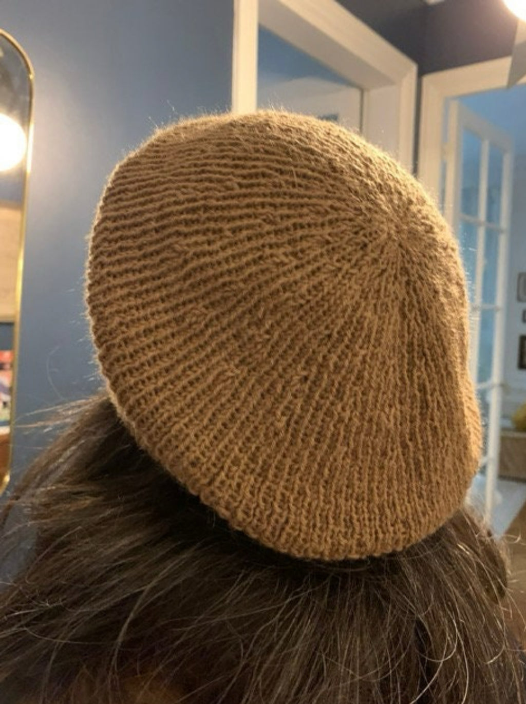 HOPE BERET: hand-knitted especially for you in ecological Danish wool