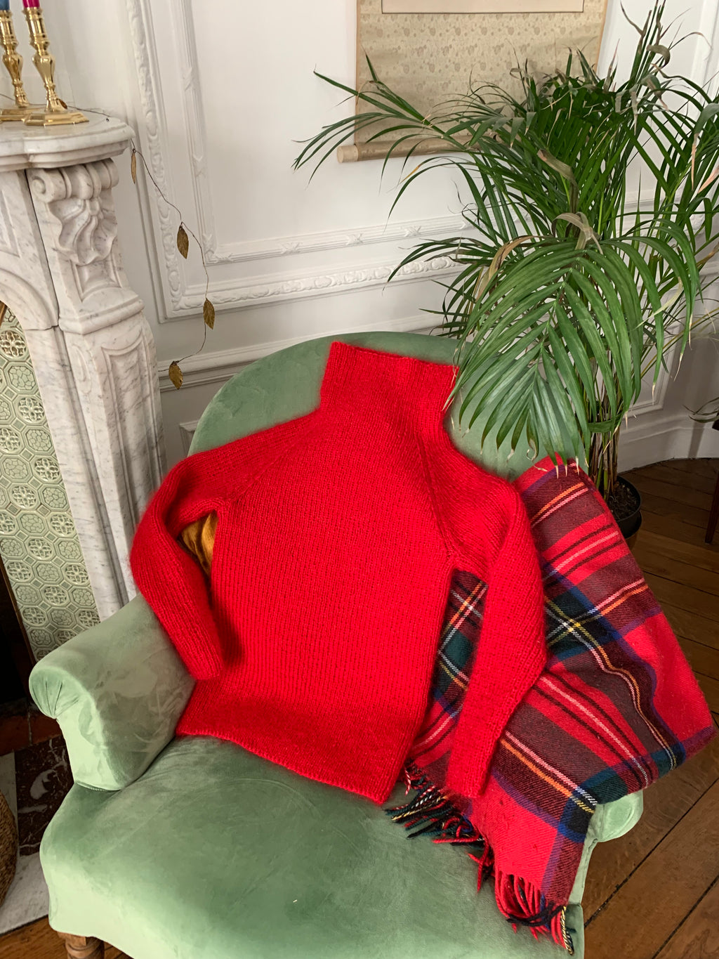 ARTIC pull mohair, soie merinos et coton