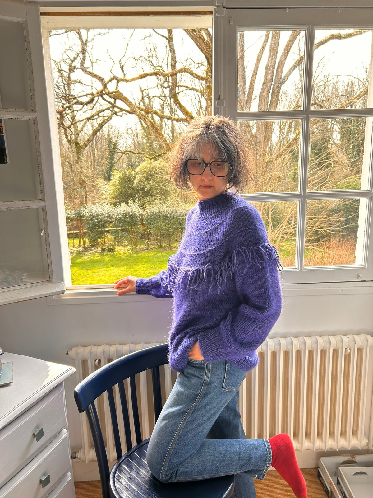 Novice sweater pull à frange