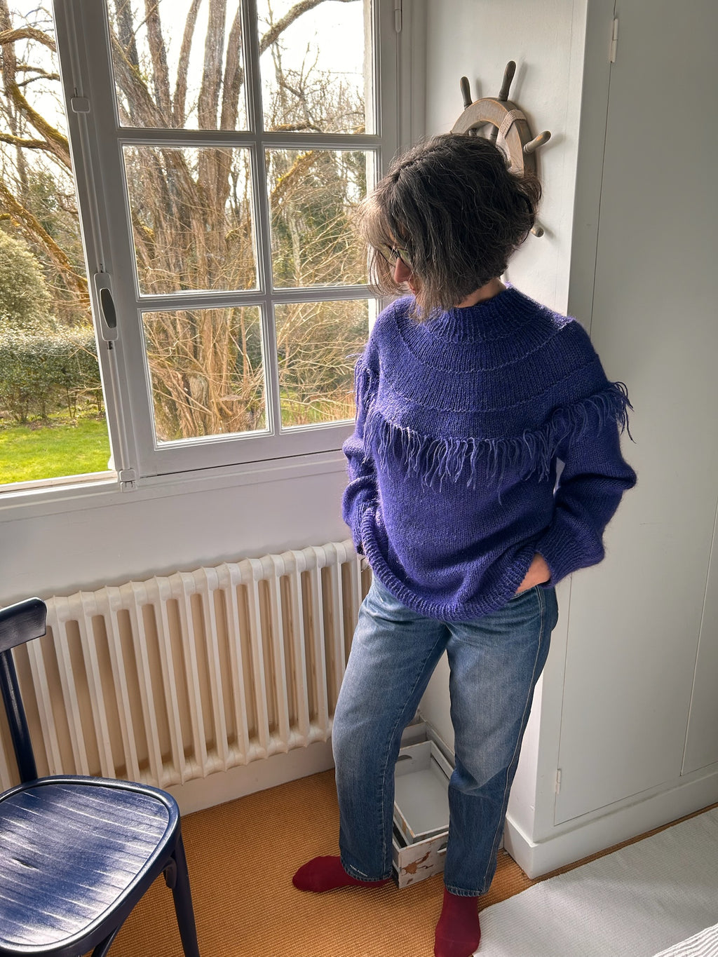 Novice sweater pull à frange