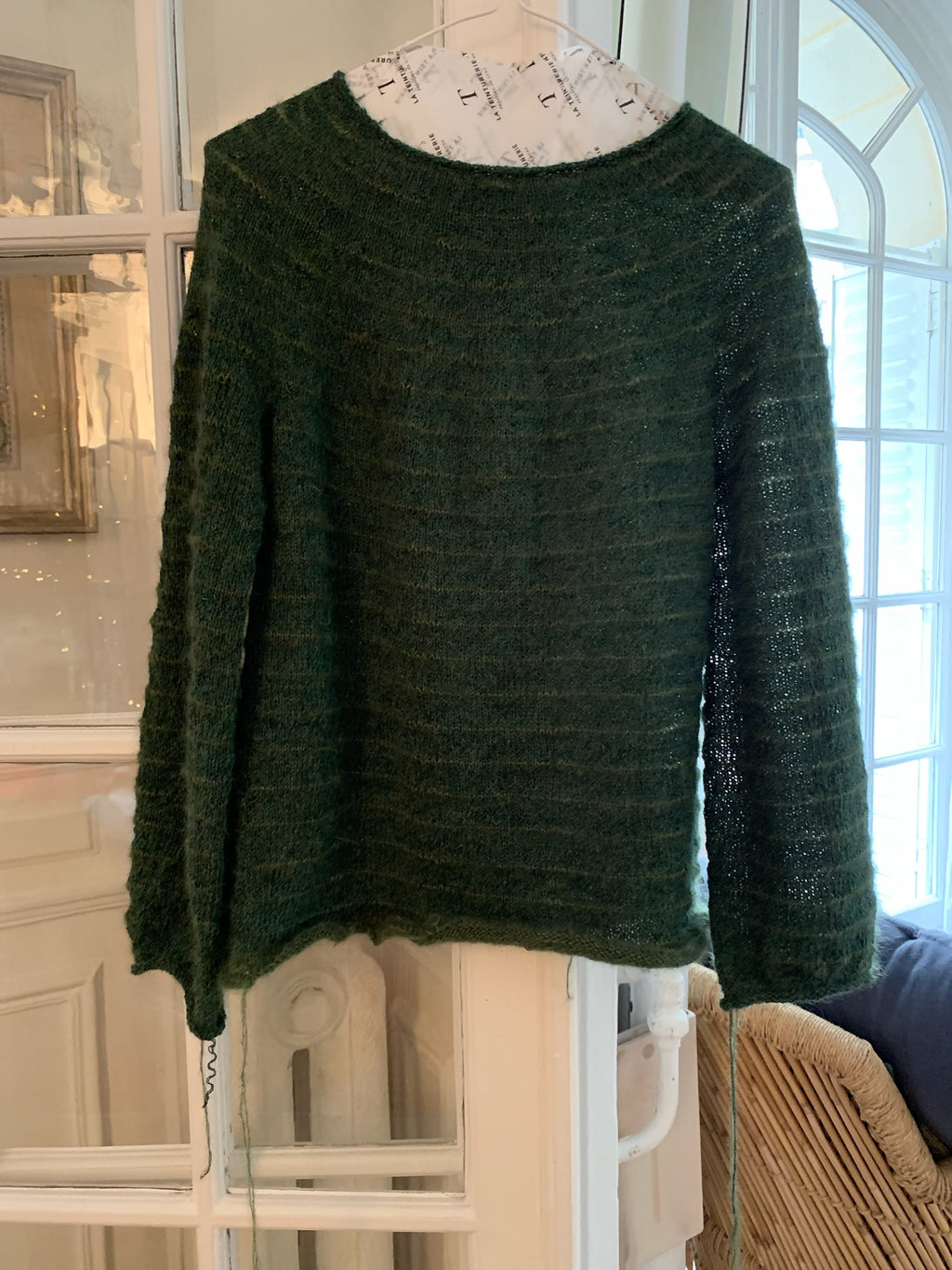 GLESTCHER Pull dégradé vert