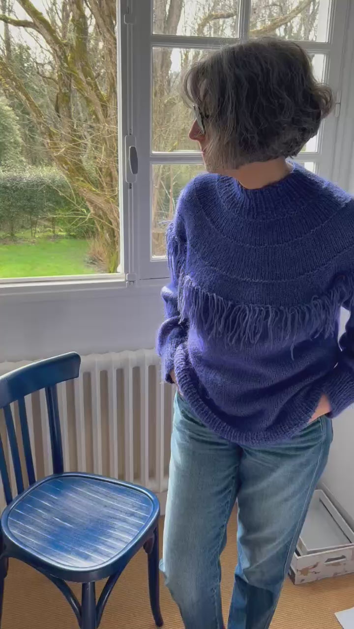 Novice sweater pull à frange